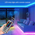 32.8ft Keepsmile Strip Lights Smart App Music Sync Color Changing RGB Bluetooth LED Strips with Remote Led Lights