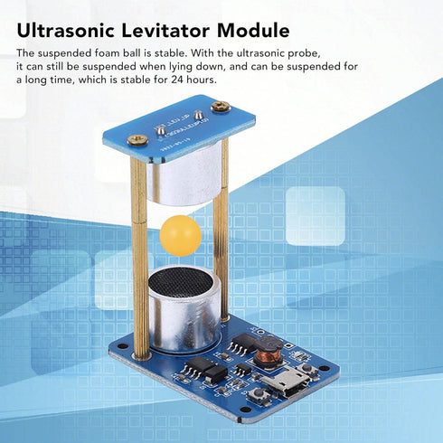 Ultrasonic Suspension Module Acoustic Levitator Standing Controller for Students or DIY Enthusiasts