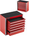 VEVOR Metal Tool Box, 8.6-inch, Portable Metal Tool Box with 5 Drawers,
