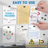 Grtard 24Pack Whiteboard Magnets, Small Push Pin Magnets for Fridge, Office, Classroom, and Map Magnets