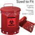 33 29" 43" 1.1 0.0011 Inch, 20 RESILIA Biohazard Bags - Hazardous Waste Disposal, Meets DOT ASTM Standards for Hospital
