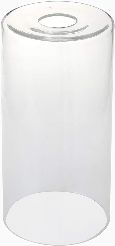 GoLucky Clear Glass Shade Accessory - Glass Lamp Fixture Replacement - Clear Cylinder