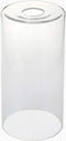 GoLucky Clear Glass Shade Accessory - Glass Lamp Fixture Replacement - Clear Cylinder
