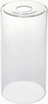 GoLucky Clear Glass Shade Accessory - Glass Lamp Fixture Replacement - Clear Cylinder