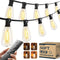 addlon 50FT LED Outdoor String Lights with Remote Waterproof Patio Lights with