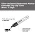 ARLTR 36 Permanent Markers King Size (Black), Bulk of Large Chisel Tip, Works on Plastic, Wood, Stone, Metal, Glass