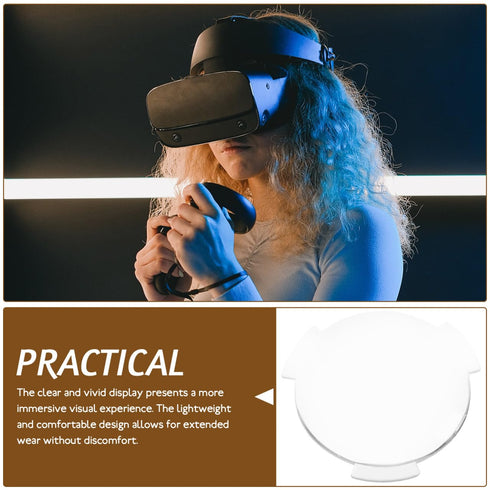 20 Pack 25mm 45mm Biconvex VR Lenses, x Focal Length Double Convex Lens, Flanged Winged Design for DIY Virtual Reality