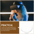 20 Pack 25mm 45mm Biconvex VR Lenses, x Focal Length Double Convex Lens, Flanged Winged Design for DIY Virtual Reality