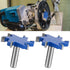 MLYNZXJSY 2PCS 1/2 2-1/2" 6 Slab Flattening Router Bit Shank, Cut Dia, Flute Surfacing Router Bit Efficient Slab
