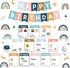 Happy Birthday Bulletin Board Decoration, Rainbow Classroom Birthday Cutouts Chart Poster for Wall Decor