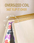 Cute A5 Spiral Journal Notebook, 60 Sheets College Ruled, Strong Twin-Wire Binding, Perfect for School Gifts, Colorful
