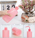 Melphoe 3Pcs 500ml Tattoo Wash Bottle Squeeze, Plastic Squeeze Medical Lab Washing Bottle, Pink