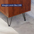 9 Inch 4PCS SMARTSTANDARD Heavy Duty Hairpin Furniture Legs, Metal Home DIY Projects for TV Stand, Sofa, Dresser