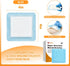 4"x 4" 20 Pack, Carbou Super Absorbent Wound Dressing Pads, Individual Non Adhesive Absorbent Bandages for Wound Care