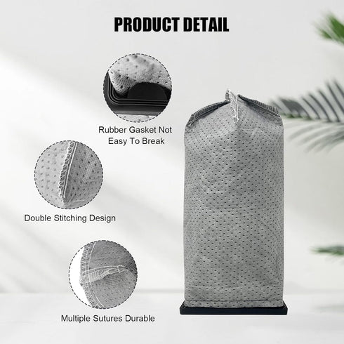 4 PCS Cloth Bag Replacement for Hoover Porta Power Swingette S1015 S1029 and CH30000 Commercial Vacuum
