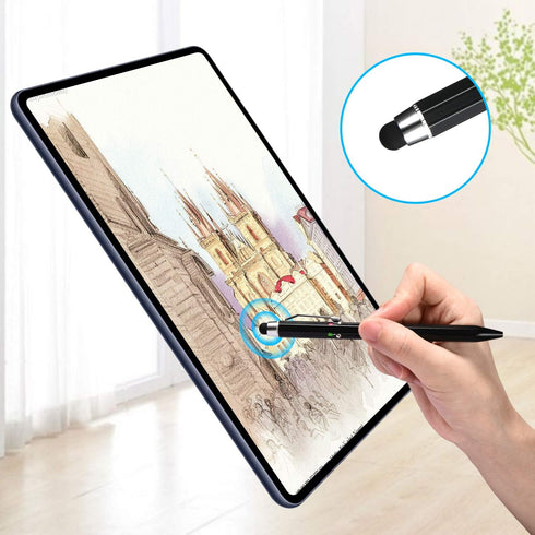 SMTTW 5-in-1 Multicolored Stylus Pen with Metal Gift Box, Black Blue Red Green Ballpoint for Touch Screens