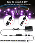 Dimmable, 5050 HitLights LED Strip Lights, Small LED Light Strips RGB Color Changing LED Tape Light with Remote