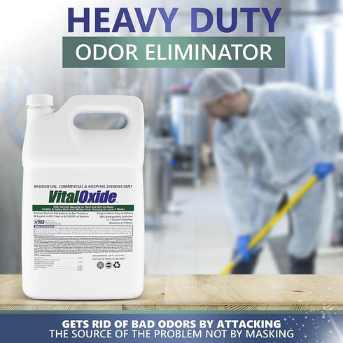 Vital Oxide Disinfectant, Deodorizer, Cleaner, Food-Contact Sanitizer, 1 Gallon, EPA Registered