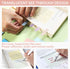 Pastel Transparent Sticky Notes, 550 Sheets, Morandi Clear Sticky Tabs, Translucent Page Flags, Office School Supplies