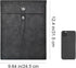 VANRA Vertical PU Leather Envelope File Folders, Expanding Document Holder for A4 Letter Size Paper, Black