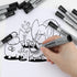 cloudriver Permanent Markers, 96 Count Black Permanent Marker Bulk Set, Chisel Tip, Quick Drying Ink