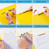 Self-Adhesive Prong Paper Fasteners, IMLIKE 100 PCS Metal File Fasteners, 2" Capacity for Paper Folder or Files, Brown