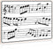 Scribbledo Dry Erase Music Staff White Boards, 9" X 12 Inch Double Sided Musical Notes Whiteboard for Kids