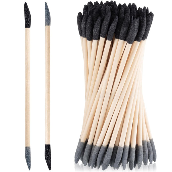 60 Pcs Sanding Sticks Double End Matchsticks, Fine Detailing Polishing Sticks for Plastic Models Wood Hobby, 120/280