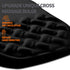Ergonomic Slope Mouse Pad with Wrist Support, Carpal Tunnel Pain Relief, Memory Foam (12x8 inch, Black)