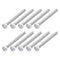 Hex Bolts (M6-1x70mm) 15Pcs, Fully Threaded Coarse Hex Head Screw Bolt Machine Screws - 304 Stainless Steel, Silver