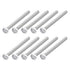 Hex Bolts (M6-1x70mm) 15Pcs, Fully Threaded Coarse Hex Head Screw Bolt Machine Screws - 304 Stainless Steel, Silver