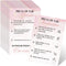 Sureio 200 Pieces Press on Nail Instruction Kit - Application Cards for Aftercare Guides and Supplies