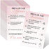 Sureio 200 Pieces Press on Nail Instruction Kit - Application Cards for Aftercare Guides and Supplies