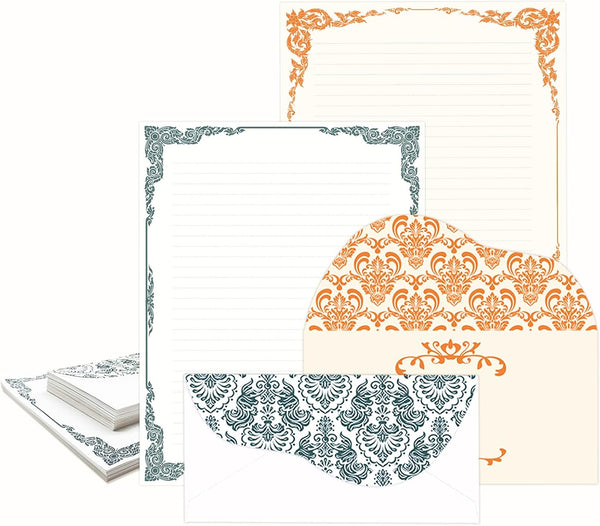 Anzon Mories 96 Piece Stationary Set (64 Sheet Paper and 32 Envelope)