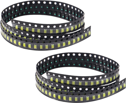 Coliao 200pcs 1206 White SMD LED Diode Lights Chips (3.2mm x 1.6mm DC