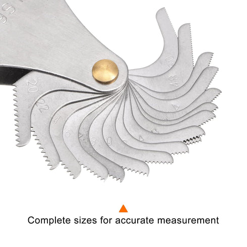 America SAE Type 4-84 Screw Thread Pitch Gauge Tool, Pitch Cutting Caliper for Industrial Measurement