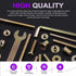 Swpeet 138Pcs M6 30/40/50/60/70/80mm x Zinc Plated Crib Hardware Screws Kit, Hex Socket Head Cap Crib Bed Bolt