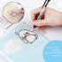 Transparent Sticky Notes Pad 3x5 Inch, Clear Sticky Notes for Books Message Reminder, Waterproof self-Adhesive Translucent Sticky Notes, 10 Packs 500 Sheets