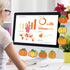 Whaline 810 Sheets Fall Pumpkin Sticky Notes - Thanksgiving Self-Adhesive Memo Pads for Autumn
