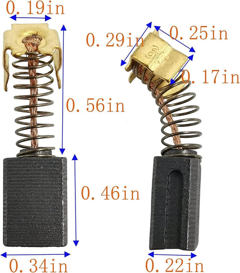 CB407 Motor Carbon Brushes Replacement Set for Makita Power Tools, 2 Pack for Rotary Drill, Jig Saw, Hammer Drill