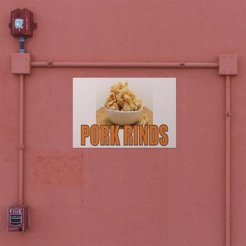 Fastasticdeals 36x24Inches Decal Stickers Multiple Sizes Pork Rinds A Outdoor Advertising Printing Industrial Vinyl