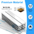 8 Pack 60x10x3 mm, Magnets, Caturledas Heavy Duty Strong Rare Earth Neodymium Magnets with Double Sided Adhesive