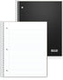 Dunwell College Ruled Spiral Notebook, 1 Subject Notebook 8.5 x 11, Protective Plastic Cover & Pocket Divider, 80 Sheets, Perforated Pages, One Subject School Notebook College Rule 8 1/2 x 11 Paper