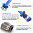 TAILONZ PNEUMATIC 4MM OD Straight Through Baffle Quick Insertion Trachea Connector, Pack of 10 PM-4