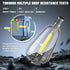 100+10FT 50+2 ST38 Bulbs, Dimmable LED Outdoor String Lights, Patio Deck Lights with Shatterproof Edison Warm White