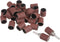 uxcell 30 Pcs 3/4 Inch Sanding Sleeves Sandpaper Set 240 Grit with 2 Pcs Drum Mandrels for Rotary Tools