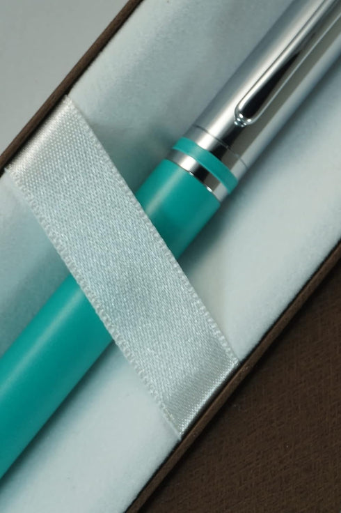 Cross Limited Collection Classic Avitar - Matte Teal Barrel with Polished Chrome Appointments, Luxury Gift Pen