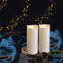 2"x5" LED Battery Operated Candles Plastic Flickering Flameless Candles with Timer Outdoor Waterproof Wedding Party