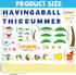 Summer Beach Ball Bulletin Board Decoration Set Summer Theme Bulletin Board Borders Summer Beach Ball Paper Cutouts Beach Ball Bulletin Boarder for Summer Theme School Classroom Decor by Naozinebi