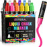 GOTIDEAL Window Markers, Jumbo Chalk Markers for Blackboard, Washable Car Marker for